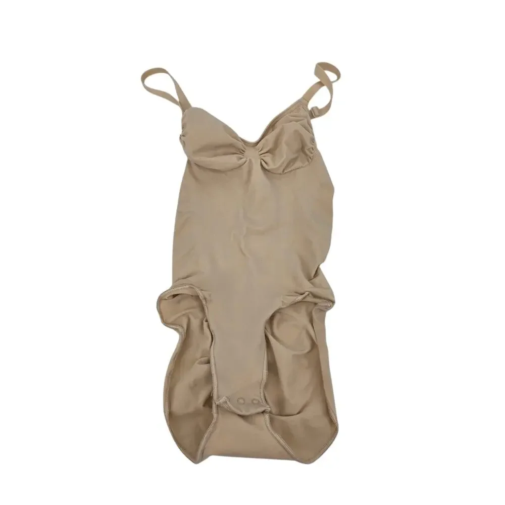 NWOT Skims Sand Beige Seamless Sculpt Brief Compression Shapewear Bodysuit Sz S